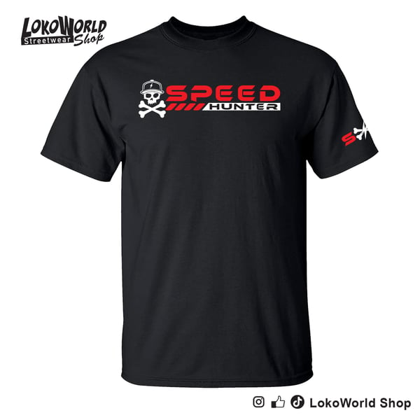 Image of Speed Hunter, Motorsport, Black T-shirt