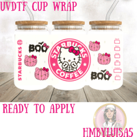Boo Star Kitty UVDTF cup wrap 