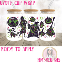 Nightmare Before Christmas Worms UVDTF cup wrap