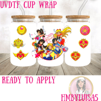 Image 2 of Sailor Moon Collection 4 styles  UVDTF cup wrap