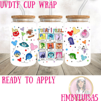 Inside out 2 “Today I Feel “ UVDTF cup wrap