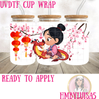 Milan x Dragon kisses UVDTF cup wrap 