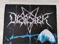 Image 2 of DESASTER - Tyrants of the Netherworld Flag (cloth poster Banner tapestry) Thrash metal