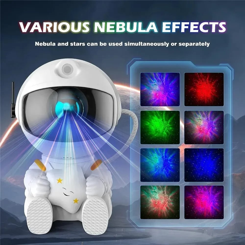 Galaxy Star Astronaut Projector LED Night Light Starry Sky Projectors Lamp Decoration Bedroom Room