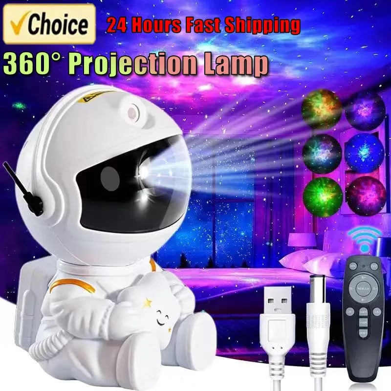 Galaxy Star Astronaut Projector LED Night Light Starry Sky Projectors Lamp Decoration Bedroom Room