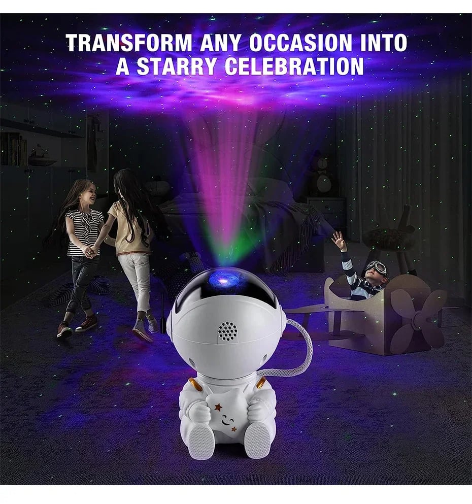 Galaxy Star Astronaut Projector LED Night Light Starry Sky Projectors Lamp Decoration Bedroom Room