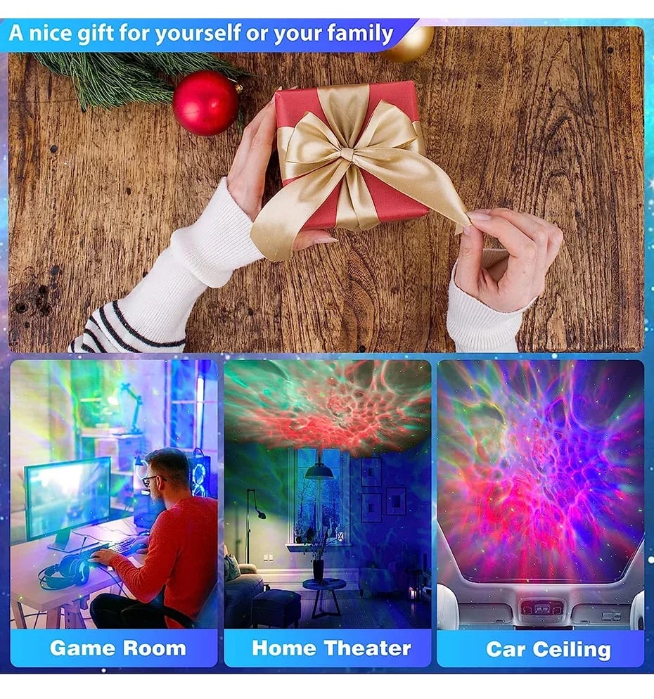 Galaxy Star Astronaut Projector LED Night Light Starry Sky Projectors Lamp Decoration Bedroom Room