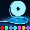DC5V USB RGB Neon LED Strip, Waterproof Bluetooth App Control Neon Strip Lighting