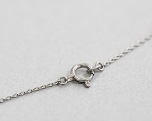 Image of Platinum, pale grey salt and pepper diamond necklace