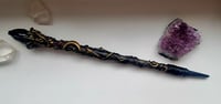Image 1 of Obsidian Crystal wand