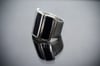 Big Silver Statement Geometrical Ring