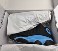 Image 5 of Air Jordan 13 Retro Size Men's 10.5 Black and University Blue