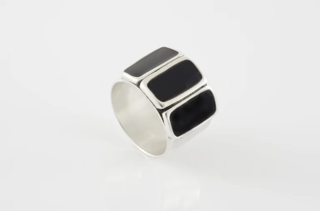 Statement Geometrical Ring-Various colors