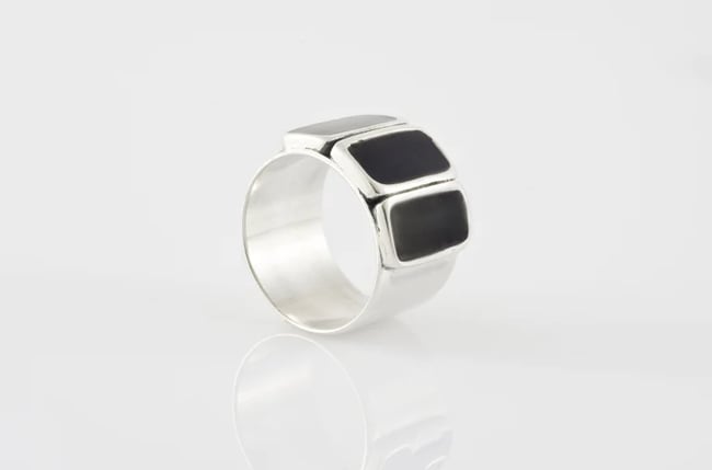 Statement Geometrical Ring-Various colors
