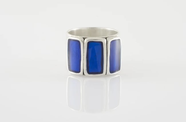 Statement Geometrical Ring-Various colors