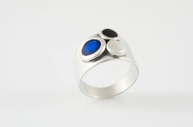 Asimetrical Circle Ring-Various colors