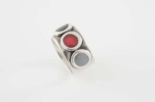 Three Circle Ring- Various colors