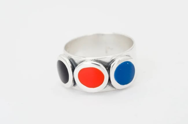 Three Circle Ring- Various colors