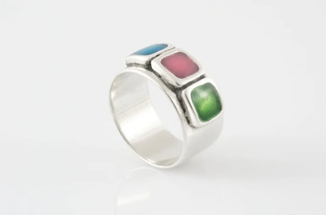 Three Squares Ring-Various colors