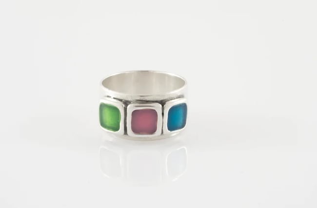 Three Squares Ring-Various colors