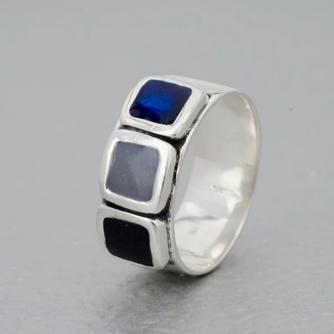 Three Squares Ring-Various colors