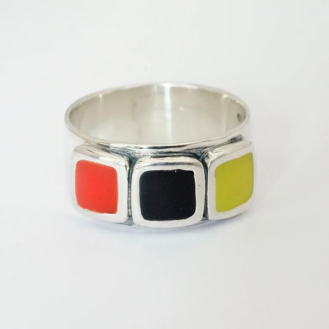Three Squares Ring-Various colors