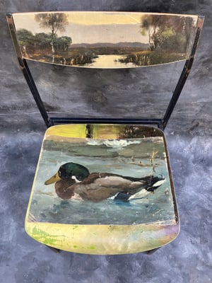 Image of painting chair - duck