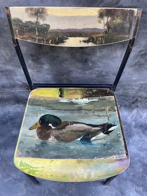 Image of painting chair - duck