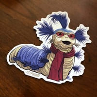 Image 3 of William the WORM Waterproof Sticker!