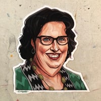 Image 2 of Phyllis SCRANTON Waterproof Sticker!