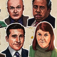 Image 4 of SCRANTON Waterproof Sticker 6 Pack SET - Includes FREE XMAS Card!