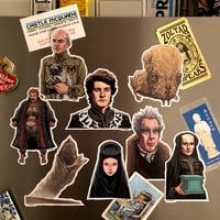 Image 1 of MIND KILLER Fridge Magnet 8 Pack SET - Includes Mind Killer Xmas Card!