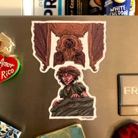 Image 2 of Night Hob & Sleepy Bat NEVERENDING Fridge Magnet!