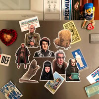 Image 2 of MIND KILLER Fridge Magnet 8 Pack SET - Includes Mind Killer Xmas Card!