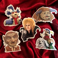 Image 1 of LITTLE GOBLIN CITY STICKERS 5 Pack SET!