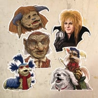 Image 1 of GOBLIN CITY Waterproof Stickers 5 Pack COMBO!