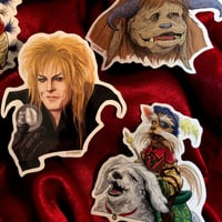 Image 3 of LITTLE GOBLIN CITY STICKERS 5 Pack SET!