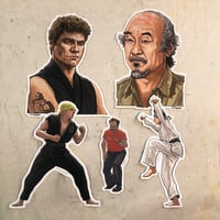 Image 1 of The KARATE KICK Waterproof Sticker 4 Pack Combo SET!