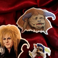 Image 5 of LITTLE GOBLIN CITY STICKERS 5 Pack SET!