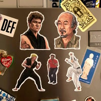 Image 1 of KARATE KICK Fridge Magnets 5 Pack SET!