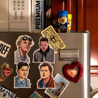 Image 5 of BttF Fridge Magnet 4 Pack!