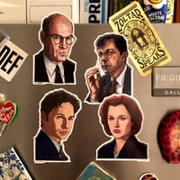 Image 1 of XFILES Fridge Magnet 4 Pack SET!