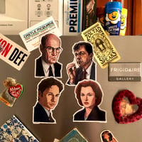 Image 2 of XFILES Fridge Magnet 4 Pack SET!