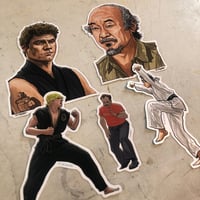 Image 3 of The KARATE KICK Waterproof Sticker 4 Pack Combo SET!