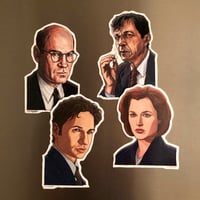 Image 3 of XFILES Fridge Magnet 4 Pack SET!