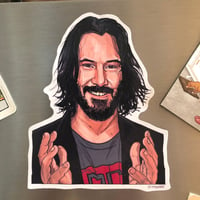 Image 2 of Keanu FRIDGE MAGNET!