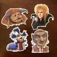 Image 3 of GOBLIN CITY 4 Pack STICKERS Waterproof!