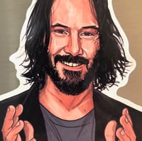 Image 3 of Keanu FRIDGE MAGNET!