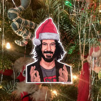 Image 2 of KEANU Christmas Ornament!