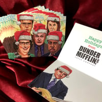 Image 1 of 10 PACK Scranton CHRISTMAS CARDS!